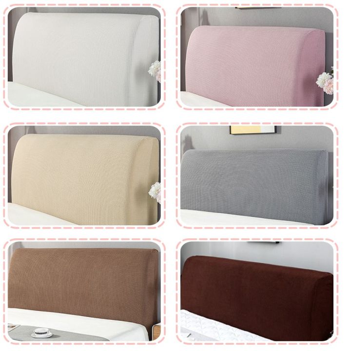 【Quality】 Soft Thicken Home Bed Headboard Cover Back Chair Cover Dustproof Slipcover Bed Head Covers