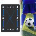 Football Footstep Training Mat Dribble Training Mat for Home Use Children Kids Soccer Enthusiasts.