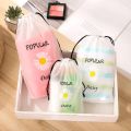 Portable Shoe Storage Organizer Travel Storage Bag Waterproof Transparent Plastic Storage Bag Drawstring Eco Bags Cosmetic Bags. 