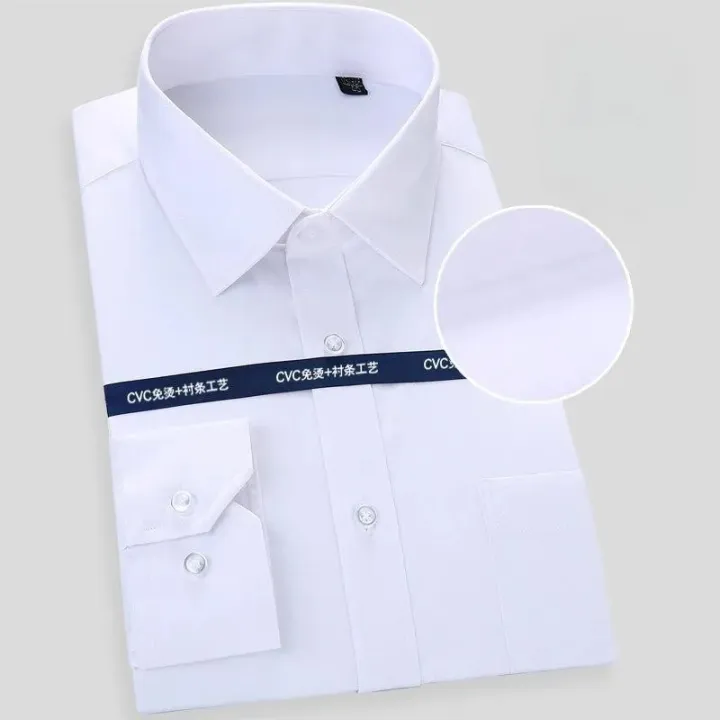 High%20Quality%20Cotton%20Men%20Dress%20Long%20Sleeve%20Shirt%202023%20New%20Solid%20Male%20Plus%20Size%20Regular%20Fit%20Stripe%20Business%20Shirt%20White%20Blue%20-%20Image%204