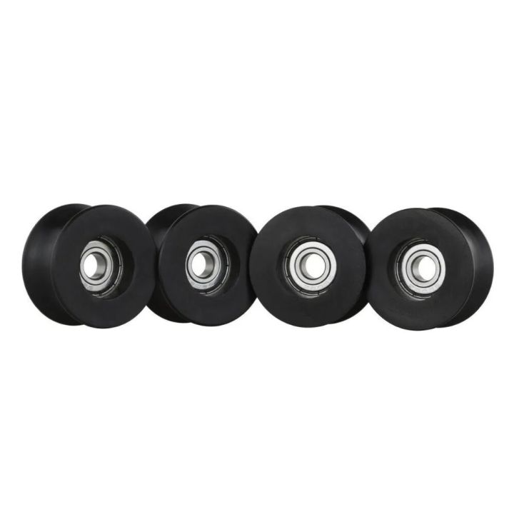 【YIYANGMAOYI111】4 DIY DSLR Camcorder U Groove Wheel for Top Compact Dolly Kit