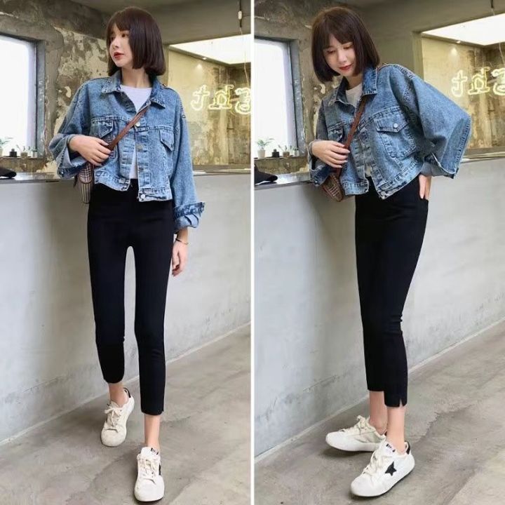 Hot%20Pants%20High%20Waist%20Ripped%20Jeans%20Korean%20Style%20New%20Wide%20Leg%20Pants%20Draping%20Slightly%20Flared%20Long%20Pants%20Spring%20Wear%20Horseshoe%20Pants%20for%20Women%20-%20Image%202