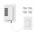 1 PCS Baby Cabinet Door Locks Refrigerator Locks High-Rise Anti-Falling Building Safety Code Locks ,B.