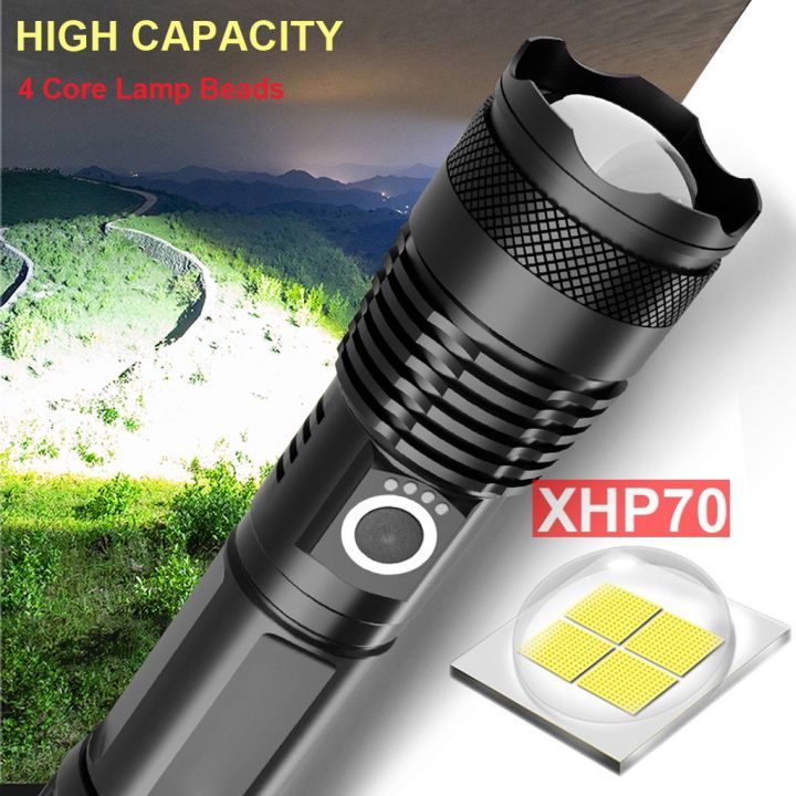 DuangDuang%20LED%20Zoom%20Flashlight%20XHP70%20Torch%20USB%20Rechargeable%20Waterproof%20Lamp%20Ultra%20Bright%20-%20Image%204