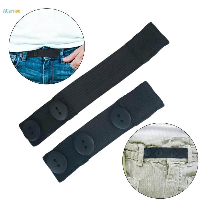 2 Packs Pants Button Extenders Adjustable Buckle Button Jean Waist Extenders for Skirts Pants