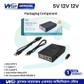 WGP Optima 103E DC UPS for Router, Onu, CC Camera 5, 12, 12 Volt Output. 