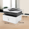 HP Laser MFP 137fnw Multifunction Mono Laser Printer. 