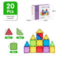 Magnetic Building Blocks Construction Sets Big Size Strong Magnet Tiles Children DIY Montessori Educational Toys for Kids Gift.