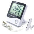 HTC-1 Lcd Display Digital Room Temperature & Humidity Meter Clock.