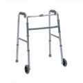 Walking Walker Frame Front Castor Wheels - Silver. 