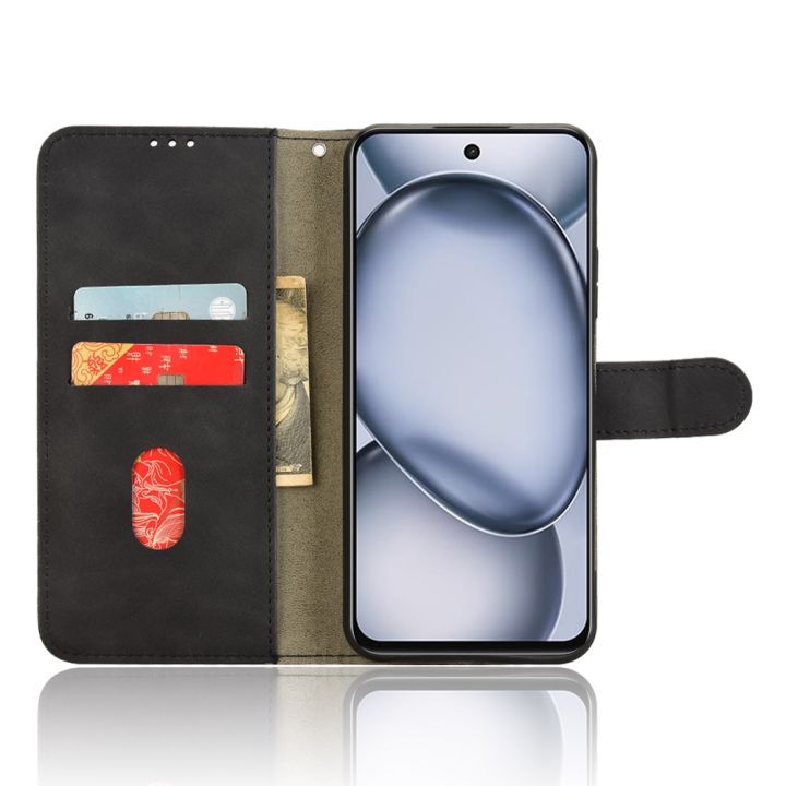 (New)%20Skin%20Feel%20Magnetic%20Flip%20Leather%20Phone%20Case%20For%20itel%20A80%20-%20Image%204