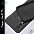 Premium Liquid Silicone Phone case for Oneplus Nord 2 5G Case Soft Sandstone Slim Cover Liquid Silicone Case With Logo For Oneplus Nord2 Back Cover Case.