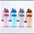 water Bottle Two Openings Tritan Material Plastic Sport Water bottle with drinking tube Baby mum pot 700ML.