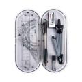 OIMG 8Pcs/Set Compasses Ruler Brands Math Set Geometric Drafting Tool Ruler Drawing Suit.