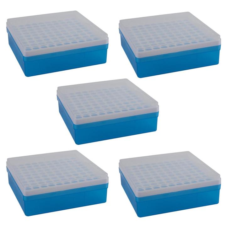 5X Plastic Square 100 Positions Laboratory 1.5Ml Centrifuge Tube Case ...