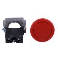 22mm NC Red Mushroom Emergency Stop Push Button Switch 600V 10A ZB2-BE102C & LA38-11/203 Push Button Momentary Heavy Duty Power Press Switch Green. 