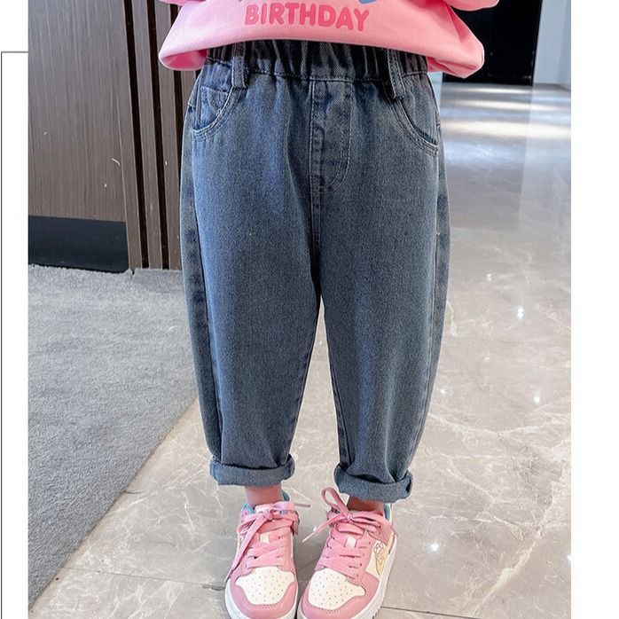 Girls%20Pants%20Spring%20Clothes%202024%20New%20Kids%20Spring%20Girls%20Fried%20Street%20Pants%20Baby%20Girls%20Spring%20Jeans%20-%20Image%202