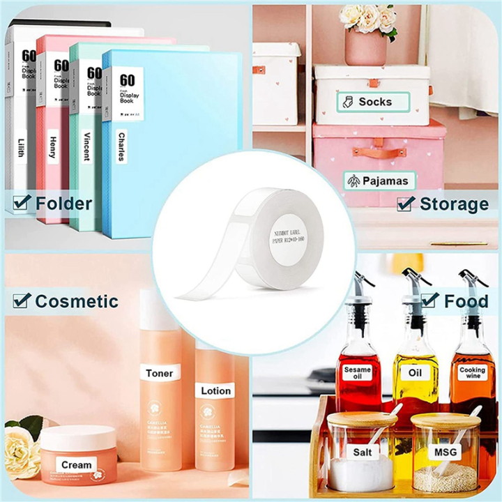 2X%20D101%20D11%20D110%20White%20Label%20Printing%20Paper%20Name%20Sticker%20Adhesive%20Book%20Stationery%20Labeling%20Machine,%2015X30mm%20-%20Image%203