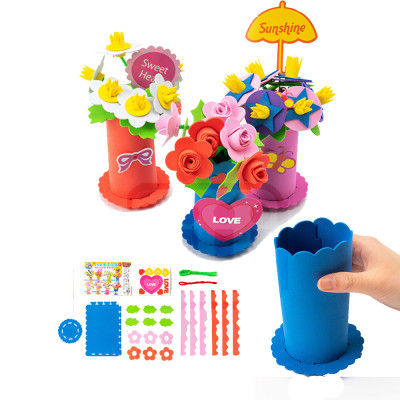 1pcs%20children%20diy%20%203d%20eva%20%20foam%20flower%20flowerpot%20home%20decoration%20toy%20gift%20kids%20craft%20kit%20puzzle%20toy%20-%20Image%202