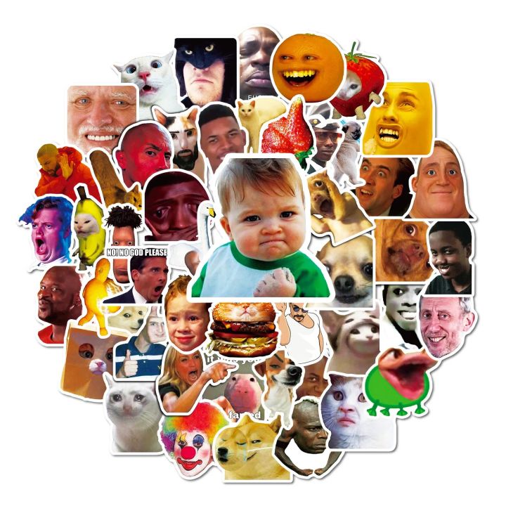10/30/50pcs%20Graffiti%20Funny%20Meme%20Stickers%20DIY%20Scrapbooking%20Stationary%20Travel%20Luggage%20Car%20Laptop%20Waterproof%20Sticker%20Toy%20Decal%20-%20Image%202