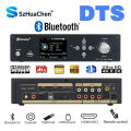 DTS Dolby Digital 5.1 Decoder Digital to Analog Audio Converter HDMI2.0 Switch SPDIF Coaxial Bluetooth5.0 ARC PC-USB Drive Input. 