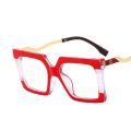 Retro Squre black Anti Blue Light Glasses Plastic Big Frame Eye Glasses Frames Black Eyeglasses for Women.