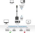 DisplayPort to HDMI 4K cable DisplayPort HDMI video adapter converter DP to HDMI 1.4 4K video out for PC laptop AMD Nvidia HDTV.