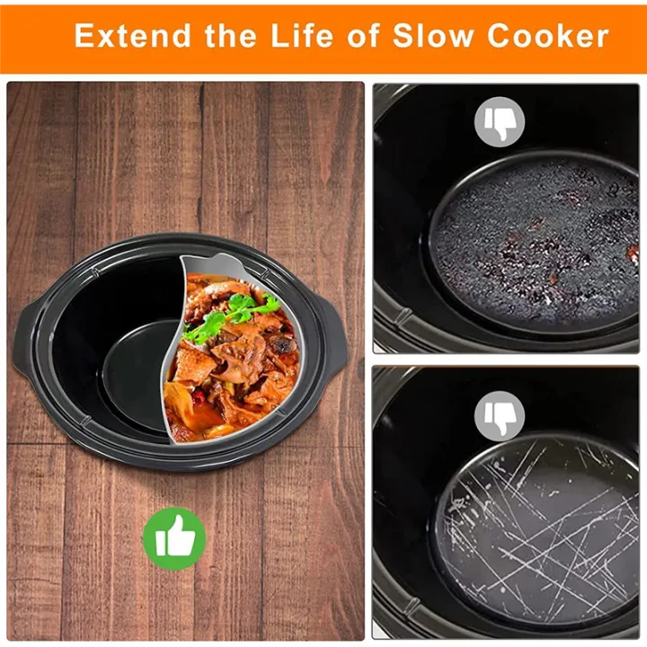 2%20Pcs%20Reusable%20Silicone%20Slow%20Cooker%20Divider%20Liners%20Slow%20Cooker%20Liners%20for%206-7-8%20QT%20Crocker%20Pot%20with%202%20Hand%20Clips,Replacement%20Plastic%20-%20Image%204