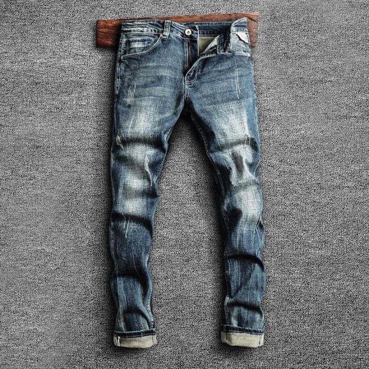 Italian%20Style%20Fashion%20Men%20Jeans%20Retro%20Blue%20Elastic%20Slim%20Fit%20Ripped%20Jeans%20Men%20Trousers%20Vintage%20Designer%20Casual%20Denim%20Pants%20Hombre%20-%20Image%203