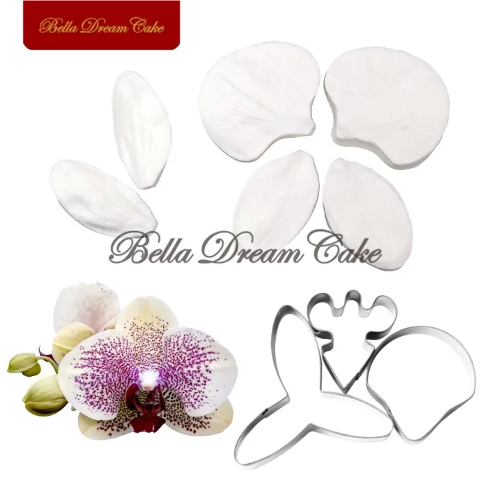 9pcs%20Orchid%20Petal%20Leaf%20Silicone%20Veiner%20Mold%20Stainless%20Steel%20Cutter%20DIY%20Fondant%20Flower%20Clay%20Mould%20Cake%20Decorating%20Tools%20Bakeware%20-%20Image%202