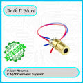 Laser Pointer Diode Dot Type Copper Body 5V 5mW 650nm Red. 