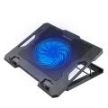 Height Adjustable Laptop Cooling Pad With One Fans Notebook Cooler stand.