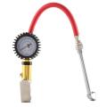 Digital Car Air Tire Gauge Inflator Meter Pressure Manometer With Pvc Pipe Hose For Air Compressor For Charging Car Truck Suv. 
