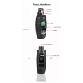 ‘’ UHF Wireless XLR Transmitter Receiver Mic Head Kit Rechargeable Mic Adapter Black Plastic. 