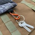 10PCS S Double Carabiner Set Camping EDC Survival Climbing Spring Backpack Clasps Keychain Tactical Gear Hooks Key Chain Clip.