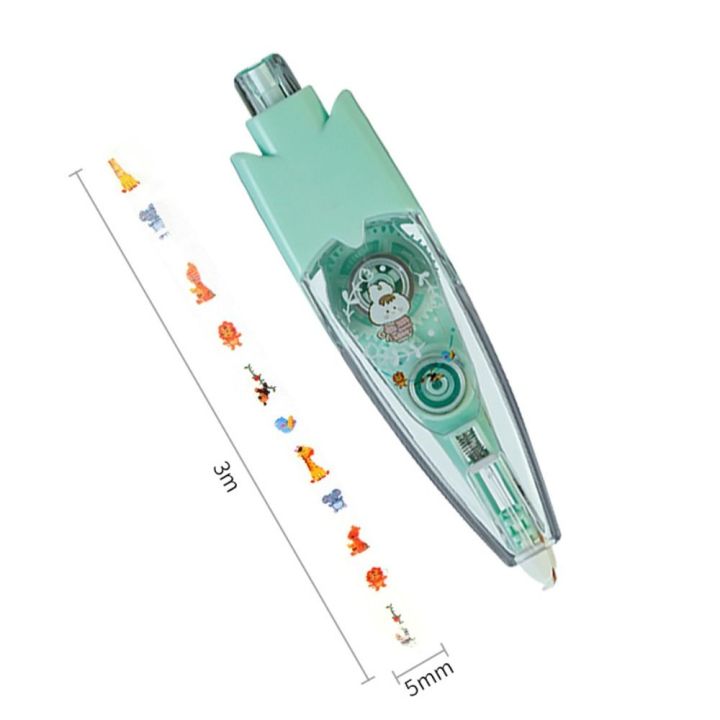 New AB Cartoon Correction Tape New Replaceable Core Animal Decorative Correction Tape Pre Type Heart Decorative Tape Pen
