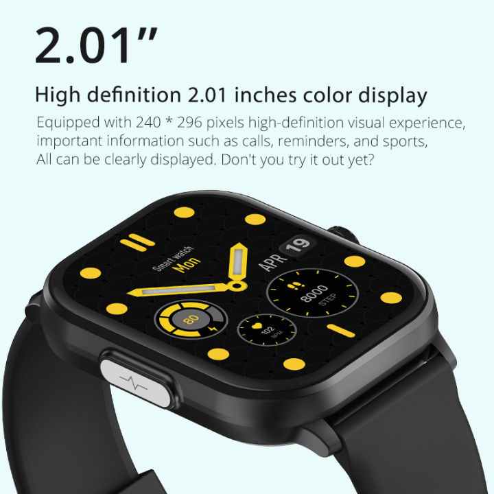 COLMI%20C63%20Smartwatch%202.01%E2%80%B3%20Display%20ECG%20Blood%20Oxygen%20Blood%20Glucose%20Health%20Smart%20Watch.%20-%20Image%203