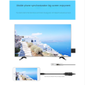 2 in 1 USB Female to HDMI-Compatible Male HDTV Adapter Cable 1080P Digital AV HD TV Projector Displays Converter Replacement Spare Parts Accessories. 