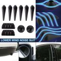 Car Body Anti-collision Strip Wind Noise Reduction Kit Car Wind Resistance Reducing Spoiler Rearview Mirror Decorative Strip Deflector. 