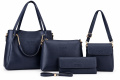 4-in-1 Premium Women PU Leather Handbag Set. 
