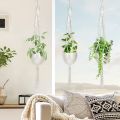 Large, Hanging Plant Holder for Indoor Plants with 3 Hooks,Handmade.