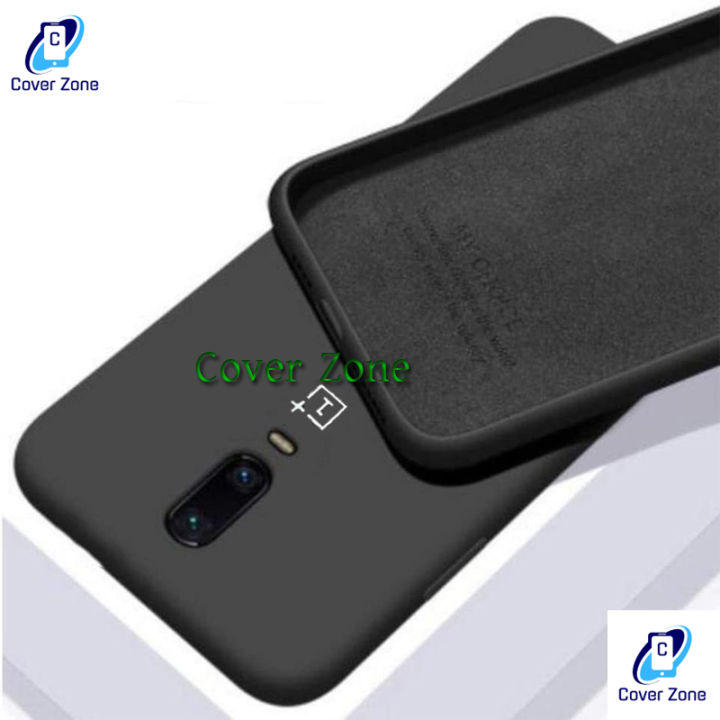 For OnePlus 6T Super quality Liquid Silicone Back cover phone Case