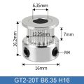 Durable Belt Width 6mm 2GT Pulley 16 20 36 40 60 Teeth Timing Pulley GT2 Pulley 3D Printer Parts Bore 5 6.35 8mm Synchronous Wheel 3D Printer. 