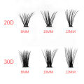 120 Clusters/box Cluster Eyelashes 20/30D Individual Eyelash Makeup C Curl 8/10/12MM Lashes Extension False Eyelashes.