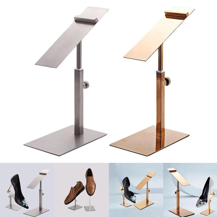 Metal%20Shoe%20Bracket%20Stainless%20Steel%20Shoe%20Rack%20Shoe%20Display%20Shoe%20Display%20Stand%20Shoe%20Hanger%20Adjustable%20Height%20Display%20Rack%20Stainless%20Steel%20Shoe%20Display%20-%20Image%202