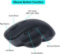 Wireless Bluetooth Mouse Wireless Computer Mouse Gamer 6 Buttons Ergonomic Mouse Rechargeable Mause Gaming Dual Mode Mice For PC. 