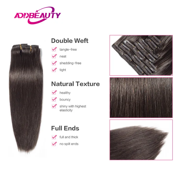 Straight%20Clip%20In%20Hair%20Extension%20Human%20Hair%20120g/Set%20Straight%20Clip%20In%20Extension%20Full%20Head%20Brazilian%20Clip%20Hair%20Extension%20for%20Women%20-%20Image%206