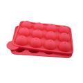 12 Holes Round Ball Lollipop Mold Bakery Silicone Mold Non-stick Dome Chocolate Cake Mould With Sticks for Candy Ice DIY Maker. 