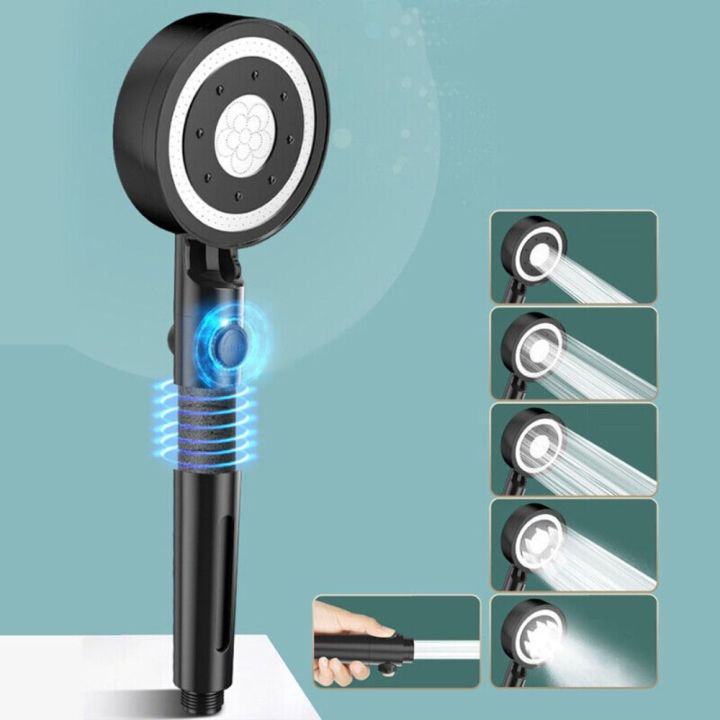 Multifunction ABS Shower Head High Pressure Adjustable Shower Sprayer