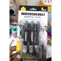 KeepSmiling Water Soluble Graphite Sticks 3ps (2B,4B,6B). 